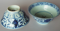Blue & white Jingdezhen bowls