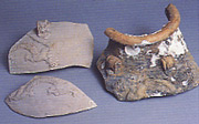 Jar fragments,  dragon 20cm. SEACS KL no 231-3.