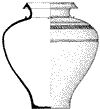 Drawing of Suphanburi storage jar T-431.